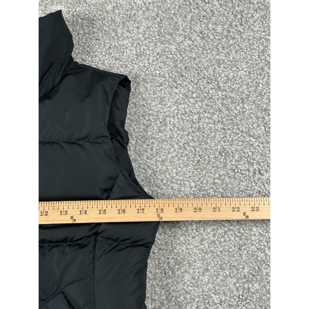 James Perse Yosemite Vest Womens 0 Black Full Zip Goose Down Puffer Quilted - Picture 6 of 10